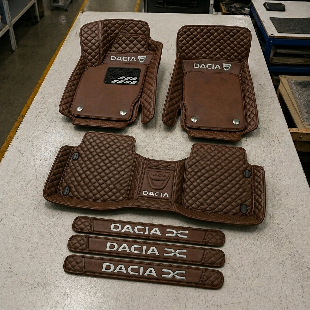 Set de Covorașe Auto Premium din Piele Ecologică — Protecție Elegantă pentru Mașina Ta