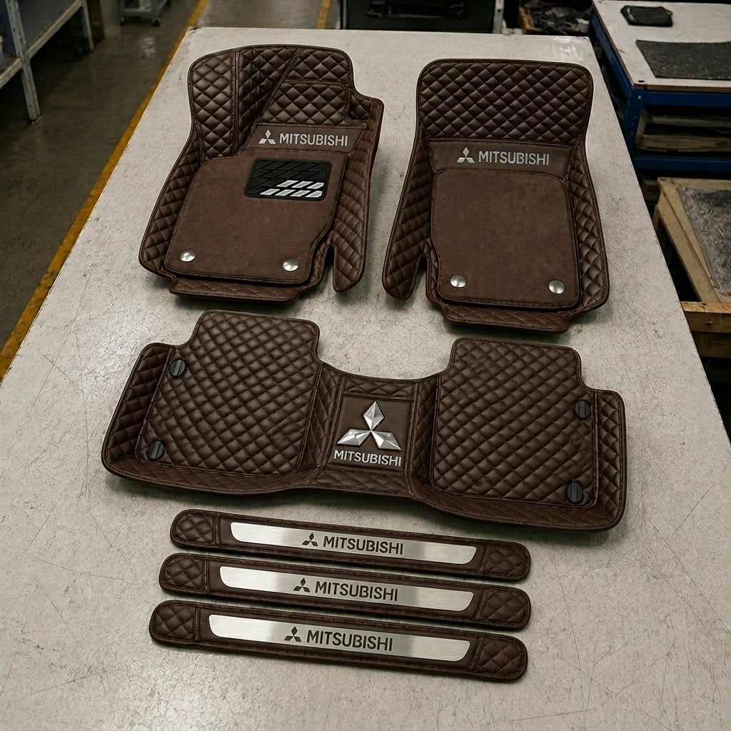 Set de Covorașe Auto Premium din Piele Ecologică — Protecție Elegantă pentru Mașina Ta