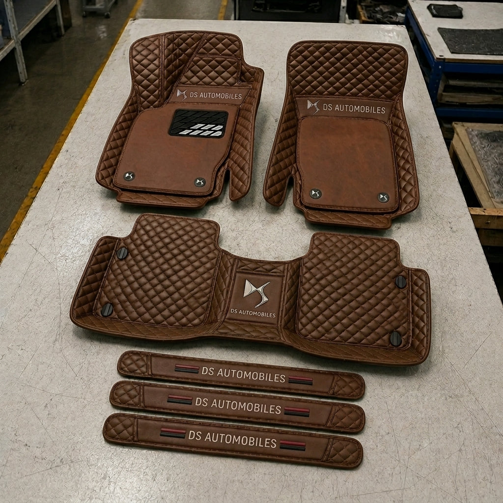 Set de Covorașe Auto Premium din Piele Ecologică — Protecție Elegantă pentru Mașina Ta