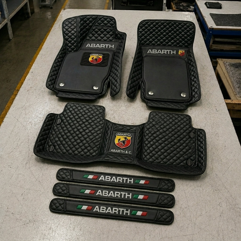 Set de Covorașe Auto Premium din Piele Ecologică — Protecție Elegantă pentru Mașina Ta