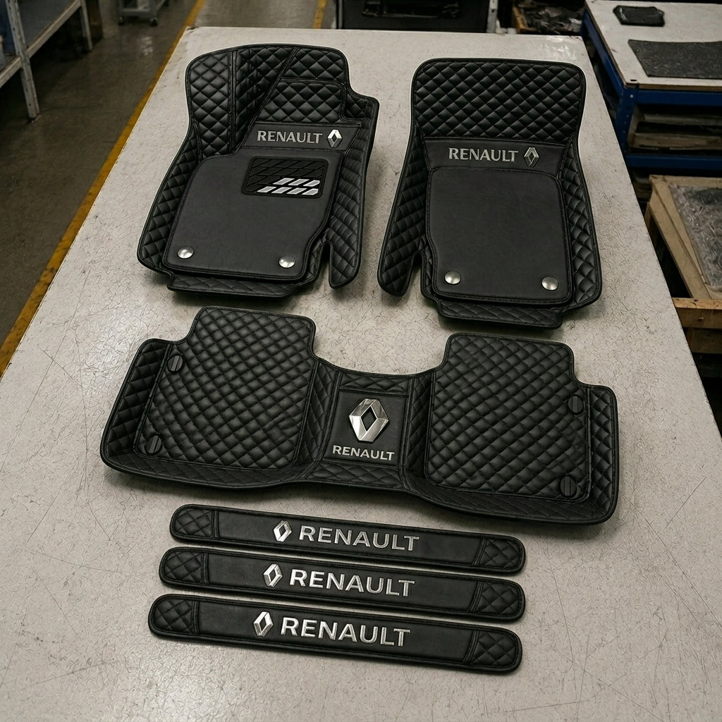 Set de Covorașe Auto Premium din Piele Ecologică — Protecție Elegantă pentru Mașina Ta