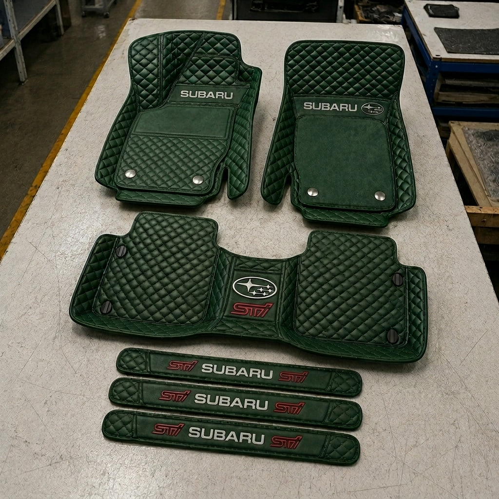 Set de Covorașe Auto Premium din Piele Ecologică — Protecție Elegantă pentru Mașina Ta