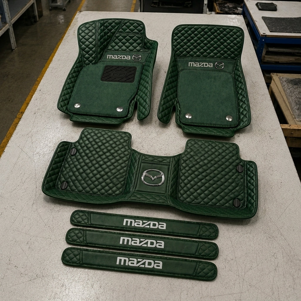 Set de Covorașe Auto Premium din Piele Ecologică — Protecție Elegantă pentru Mașina Ta
