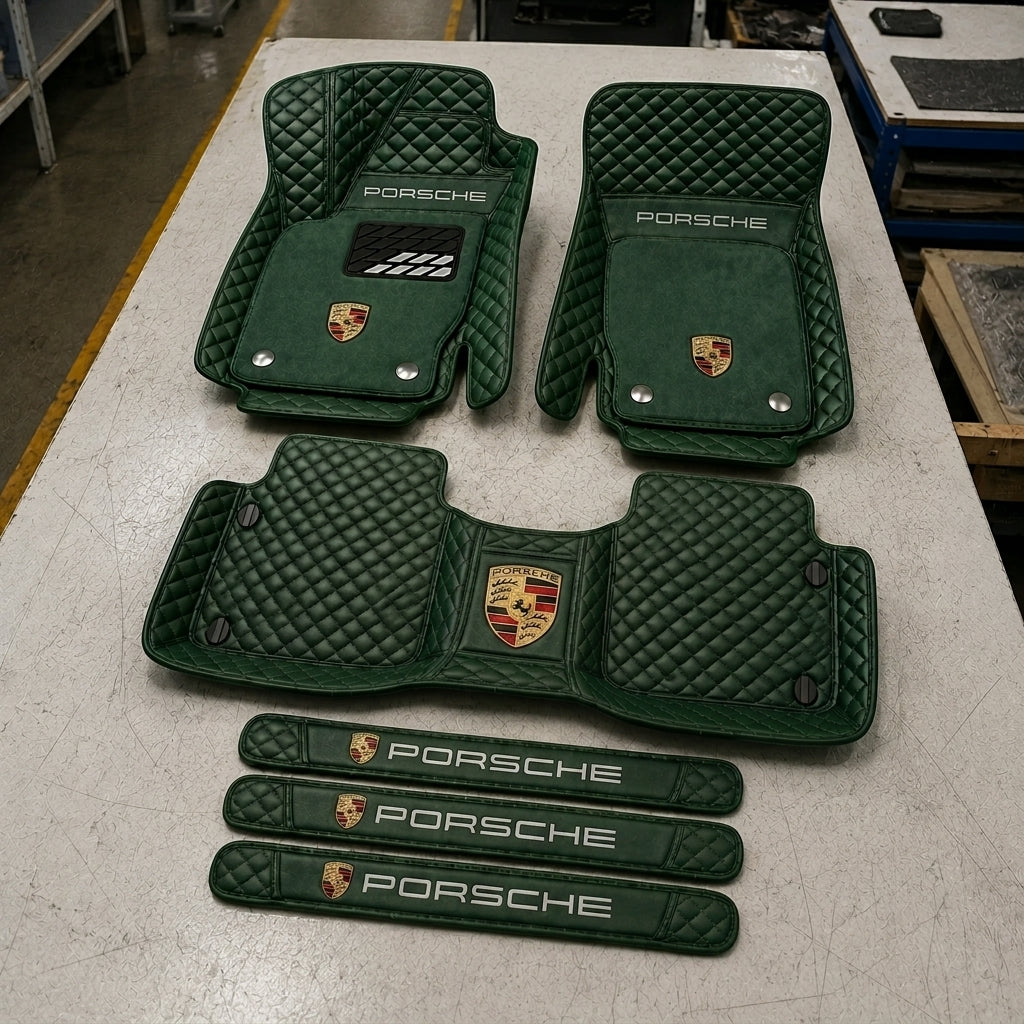 Set de Covorașe Auto Premium din Piele Ecologică — Protecție Elegantă pentru Mașina Ta