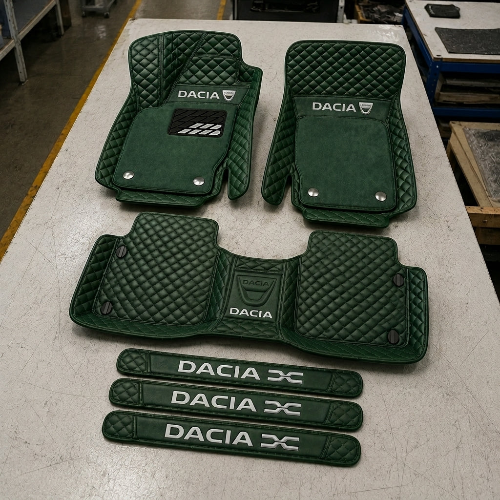 Set de Covorașe Auto Premium din Piele Ecologică — Protecție Elegantă pentru Mașina Ta
