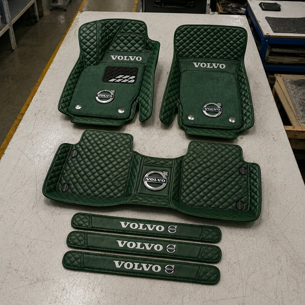 Set de Covorașe Auto Premium din Piele Ecologică — Protecție Elegantă pentru Mașina Ta