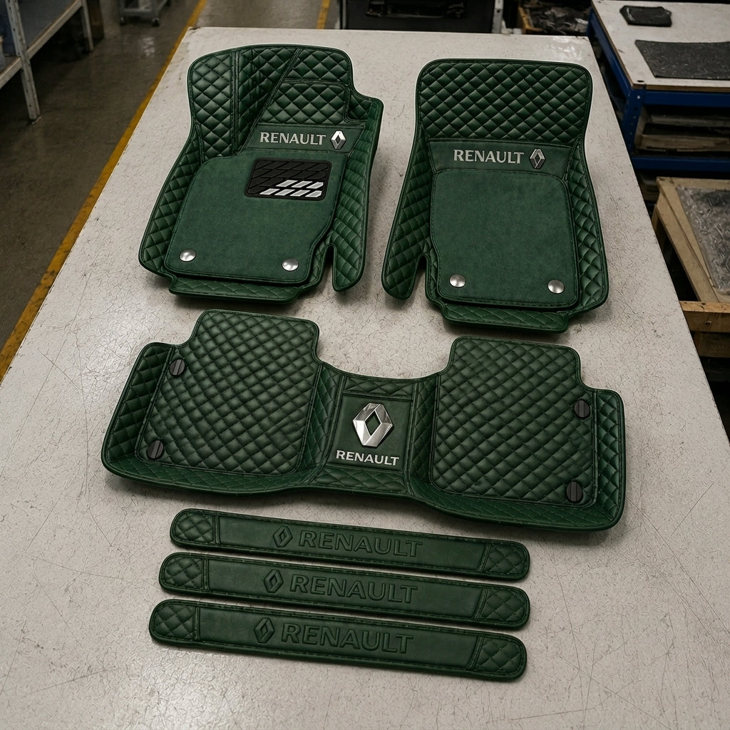Set de Covorașe Auto Premium din Piele Ecologică — Protecție Elegantă pentru Mașina Ta