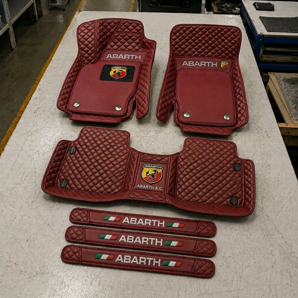 Set de Covorașe Auto Premium din Piele Ecologică — Protecție Elegantă pentru Mașina Ta