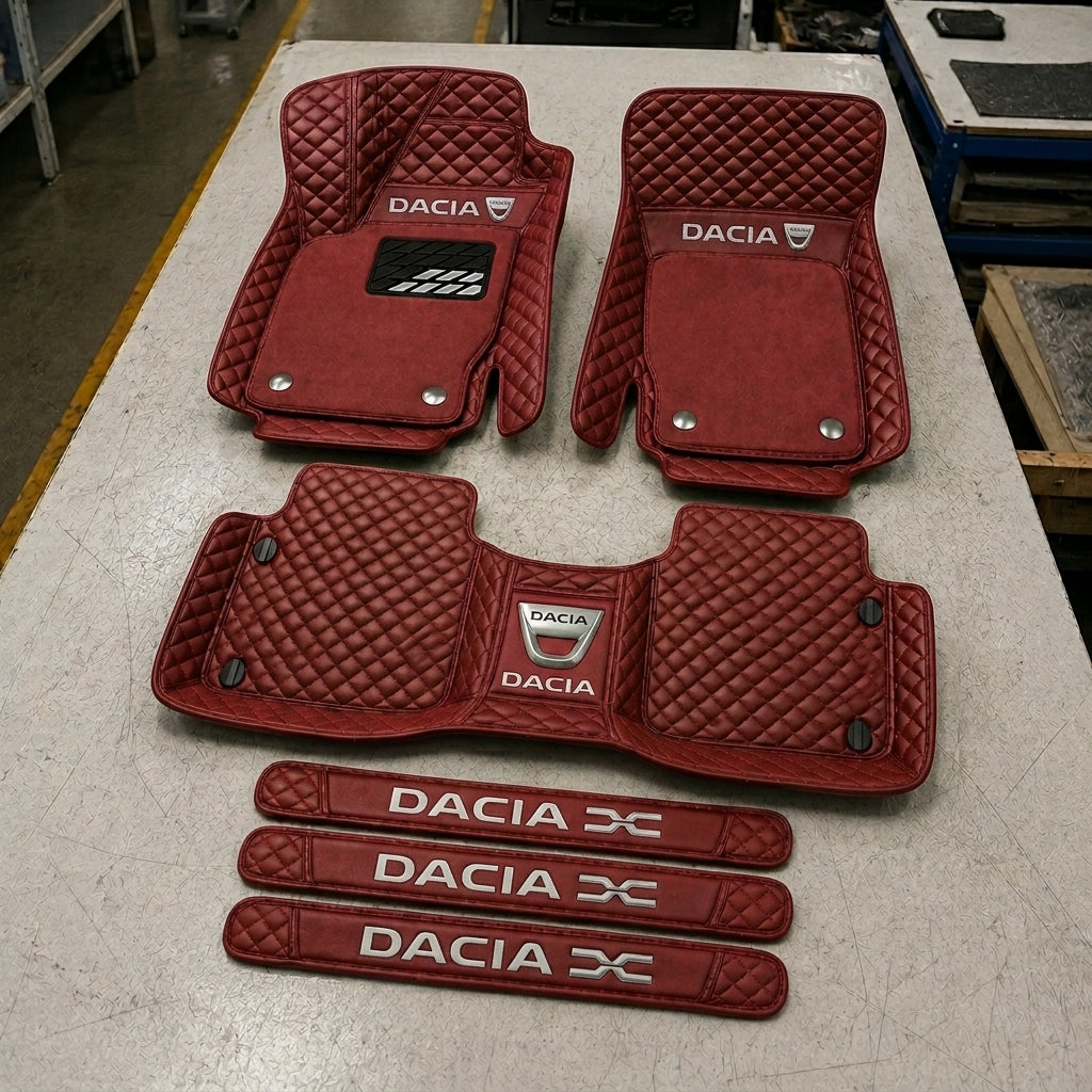 Set de Covorașe Auto Premium din Piele Ecologică — Protecție Elegantă pentru Mașina Ta